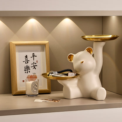 Bearly Balanced - Double Tray Showpiece & Organizer