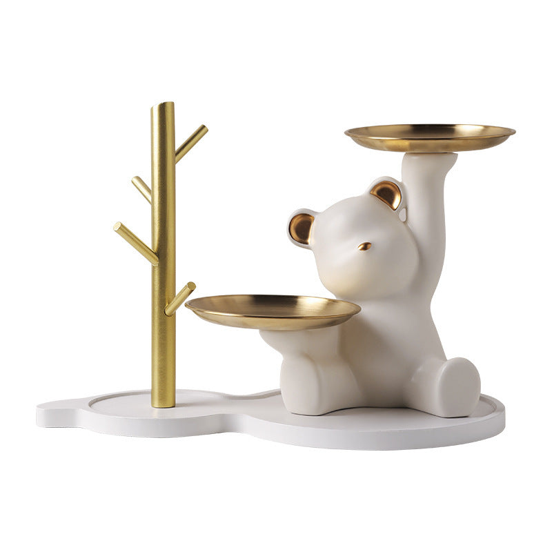 Bearly Balanced - Double Tray Showpiece & Organizer