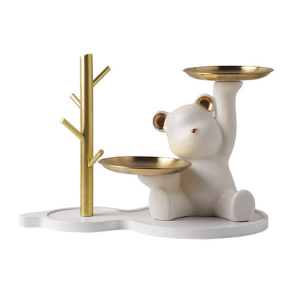 Bearly Balanced - Double Tray Showpiece & Organizer