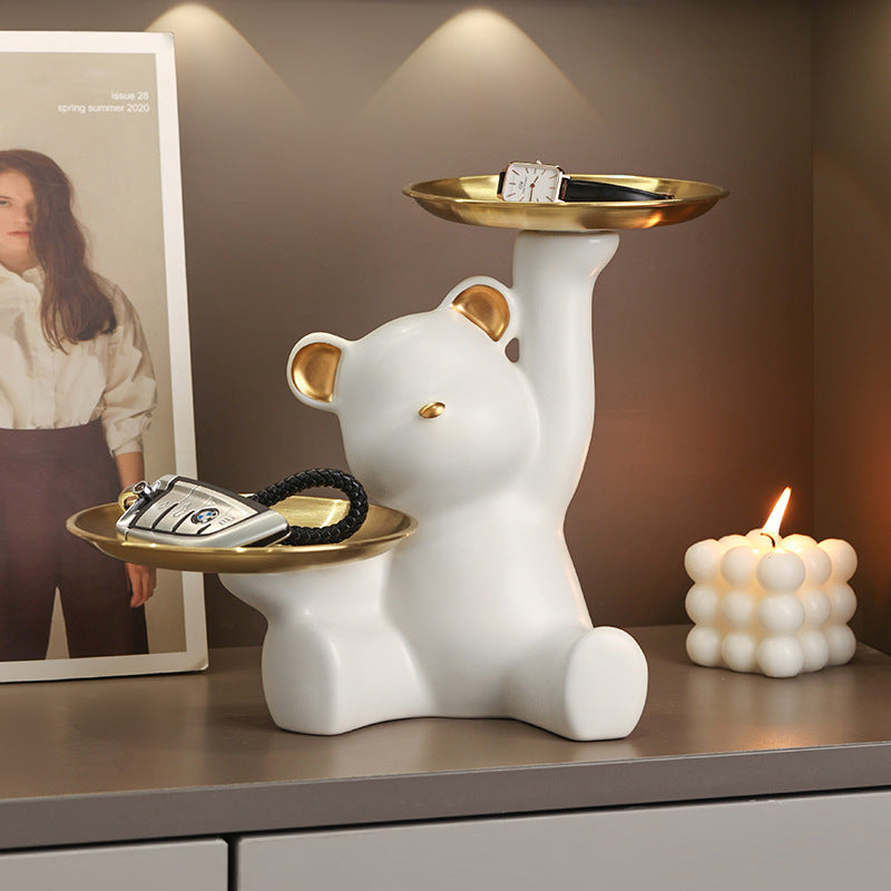 Bearly Balanced - Double Tray Showpiece & Organizer