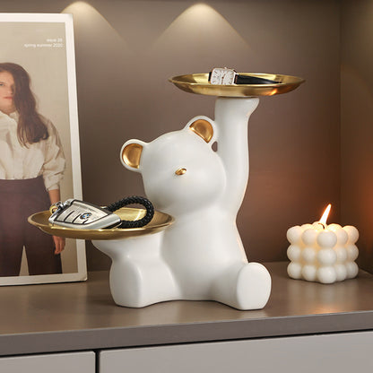 Bearly Balanced - Double Tray Showpiece & Organizer