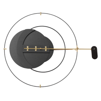 Helio - Designer Circular Wall Clock - Style 3 ~ 2 feet (Dia)