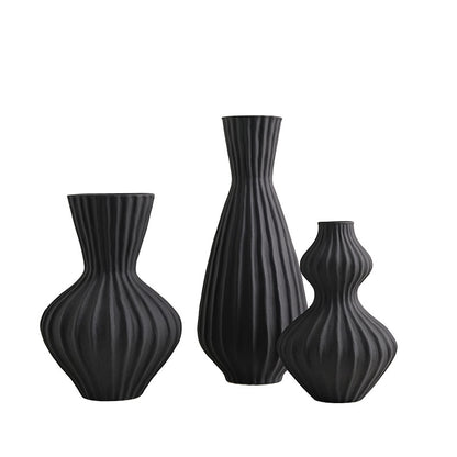 Blackridge table vase collection showing Large, Medium and Small forms