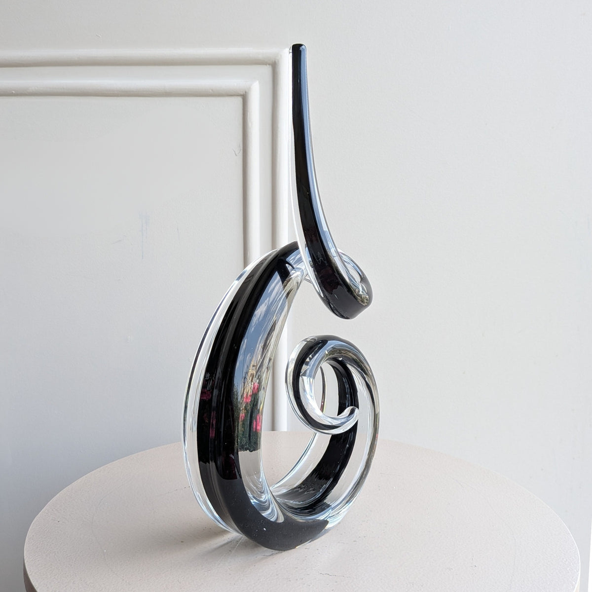 Cadence crystal abstract showpiece angled product view