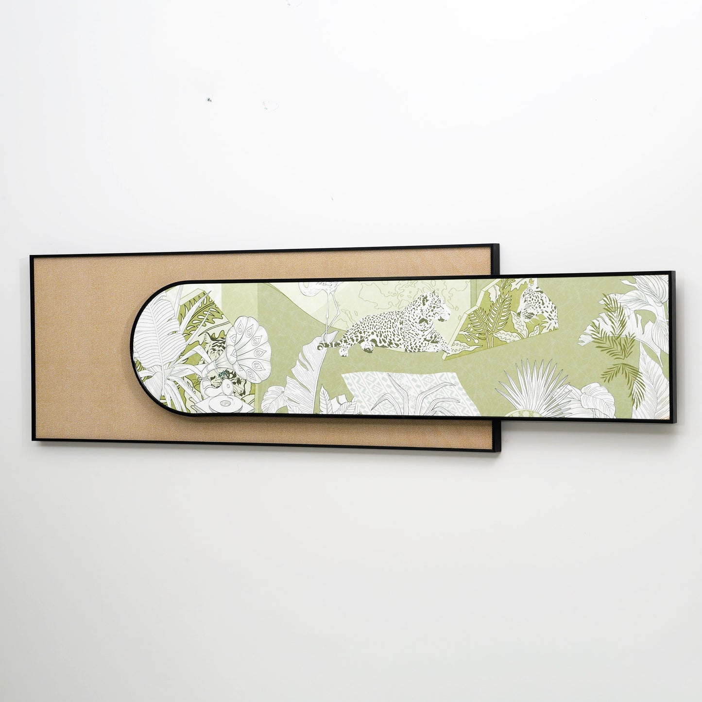 The Wild Chapter - Nature Inspired Premium 3D Leather Wall Art ~ 5.5 feet Long