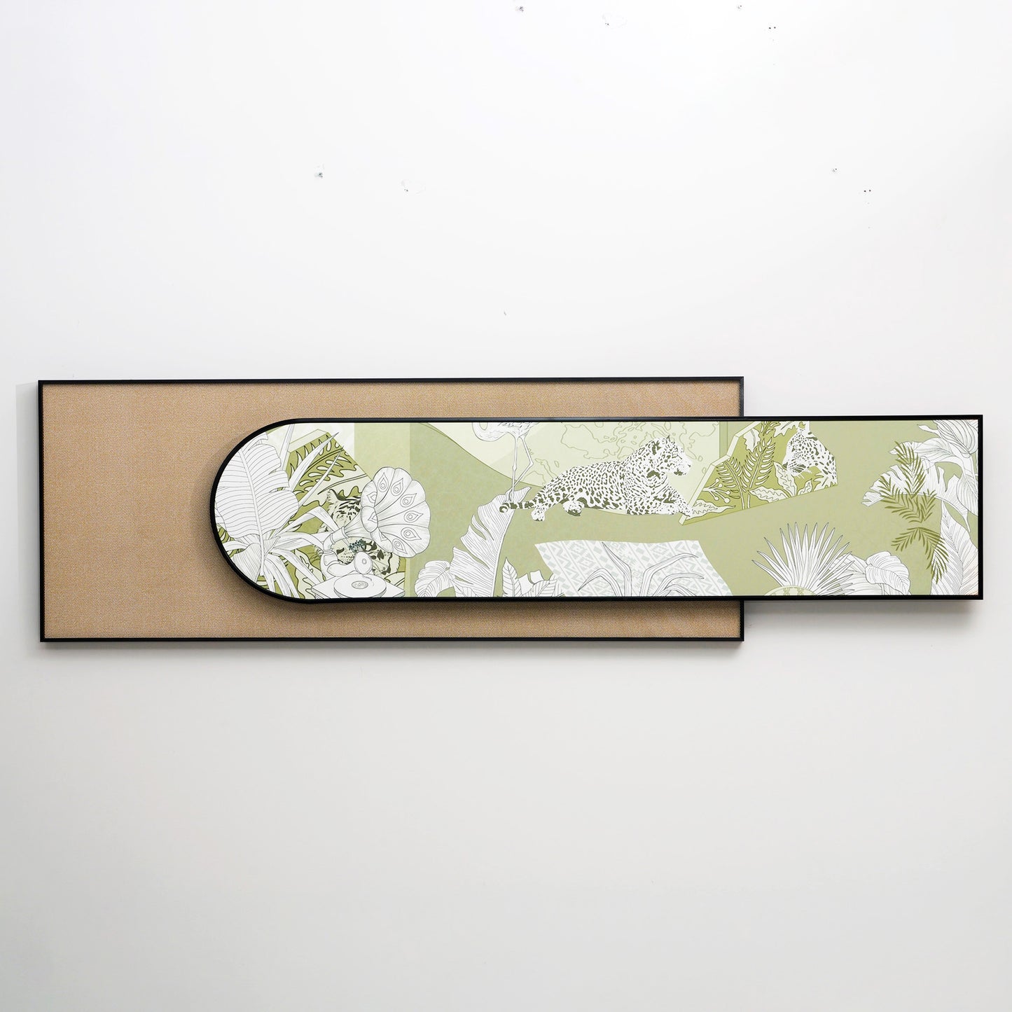 The Wild Chapter - Nature Inspired Premium 3D Leather Wall Art ~ 5.5 feet Long