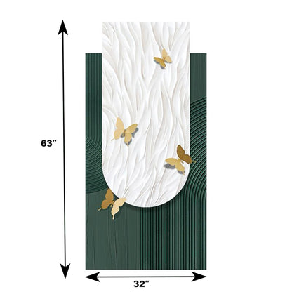 Premium Wall Art Fluttering Dreamscape 3D Premium Vertical Wall Art | 5.2 Ft x 2.6 Ft