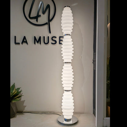 Luma Totem floor lamp displayed at La Muse showroom