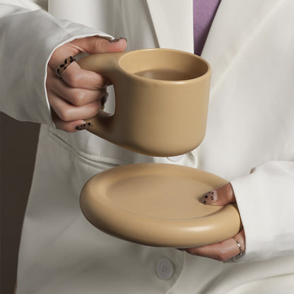 Chubby Chug - Pinterest-y Fat Coffee Mug and Plate Set