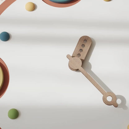 Jellybean - Colourful Wall Clock ~ 1.5 feet Dia