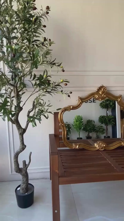 Royal Rococo - Victorian Style Premium Gold Finish Wall Mirror ~ 3.1 ft x 2.4 ft