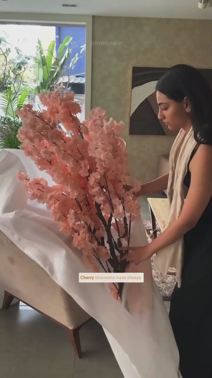 The Enchanted Dreamscape Artificial Cherry Blossom/ Sakura Tree ~ 6 Feet Tall - Peach