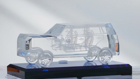 Legacy Drive - Crystal Land Rover Car Showpiece