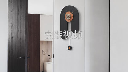 The Surreal Flow of Life - Luxe Wall Clock - Style 6 - Green