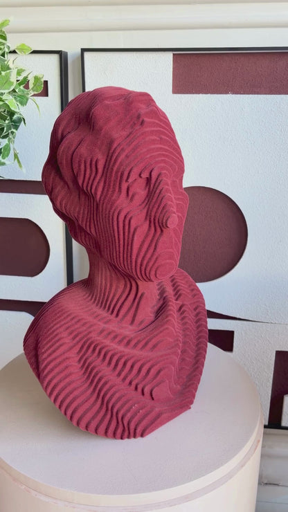 Marcello - Modern Abstract Male Bust Figurine