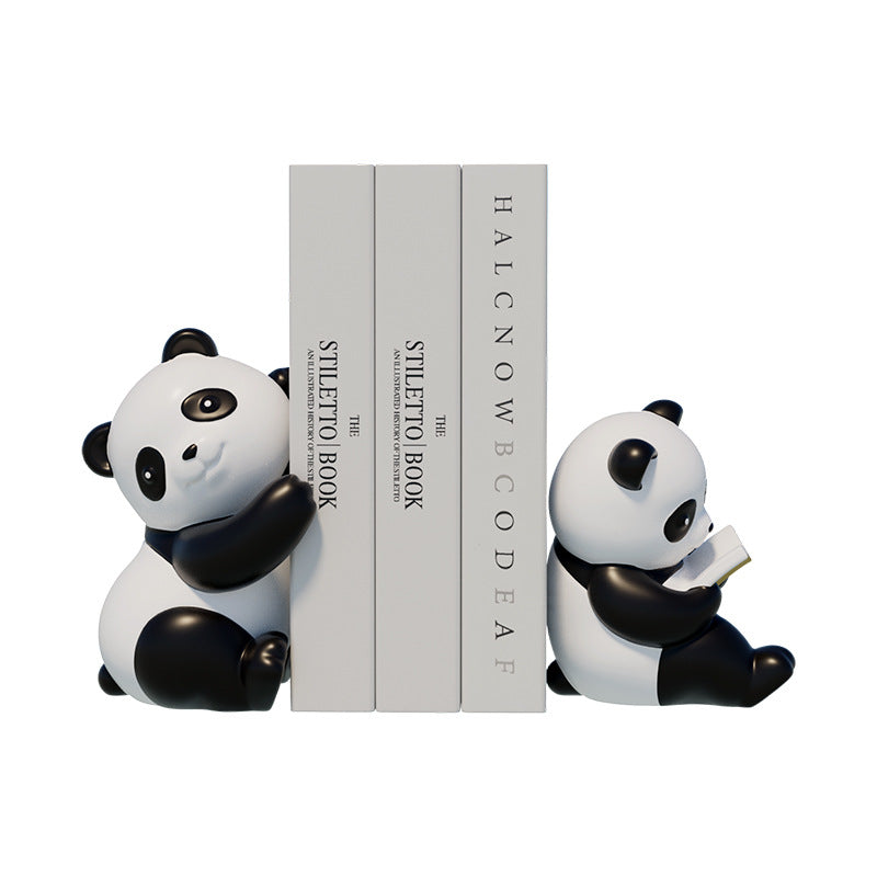 Snugglets panda bookends and showpieces by La Muse
