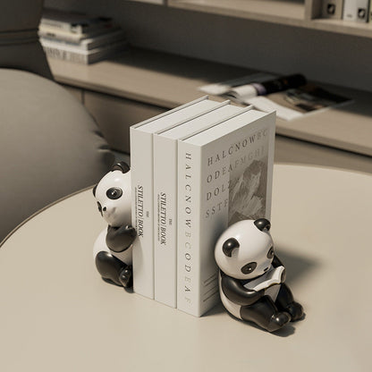 Snugglets panda bookends top view