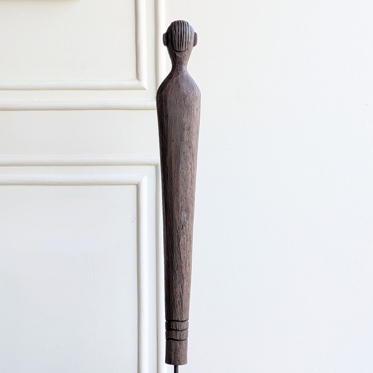 Guardian resin human figurine back view
