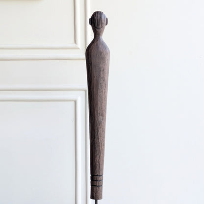 Guardian resin human figurine back view