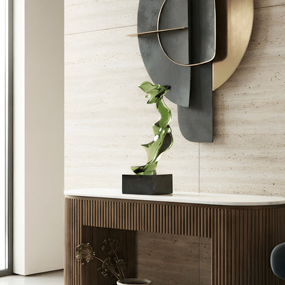 Marea abstract showpiece styled on an entryway console