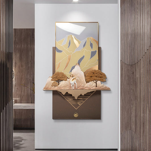 Premium Wall Art The Anima of Magnificence - Deer & Nature Themed Premium Wall Art ~ 5.5 ft x 4 ft