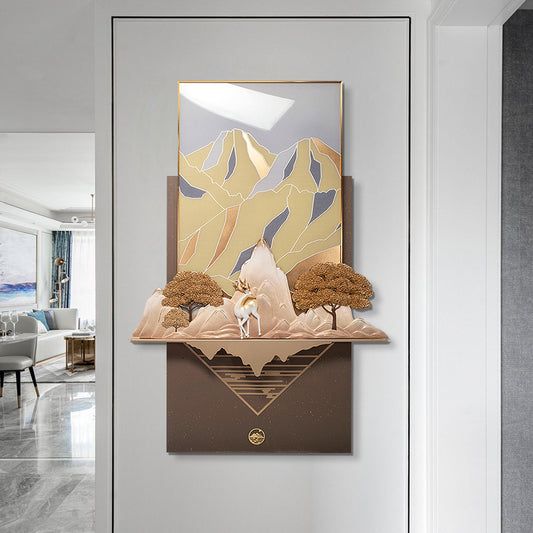 Premium Wall Art The Anima of Magnificence - Deer & Nature Themed Premium Wall Art ~ 5.5 ft x 4 ft