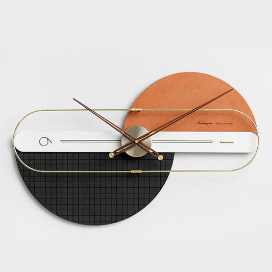 Wall Clocks The Surreal Flow of Life - Luxe Wall Clock - Style 1 - Orange