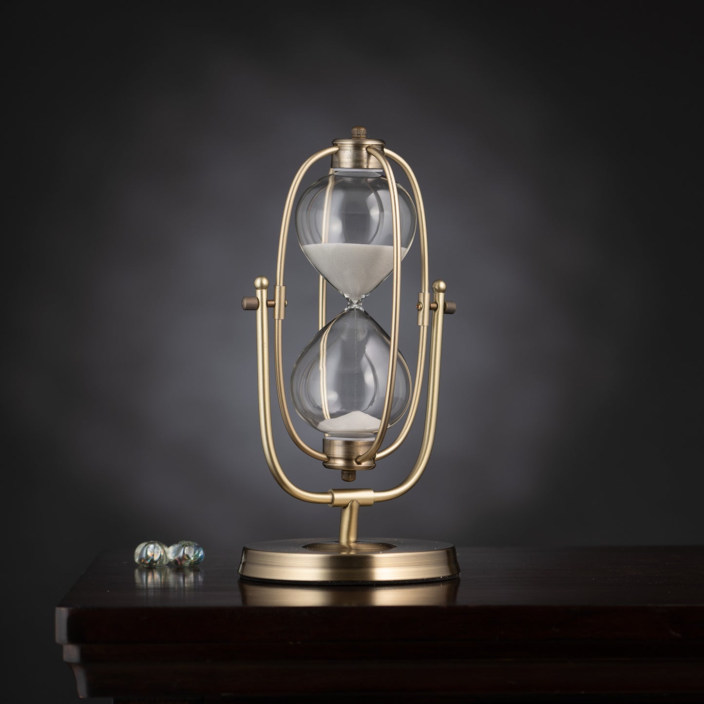 Hourglass A Brief History of Time - Antique Hourglass Table Showpiece