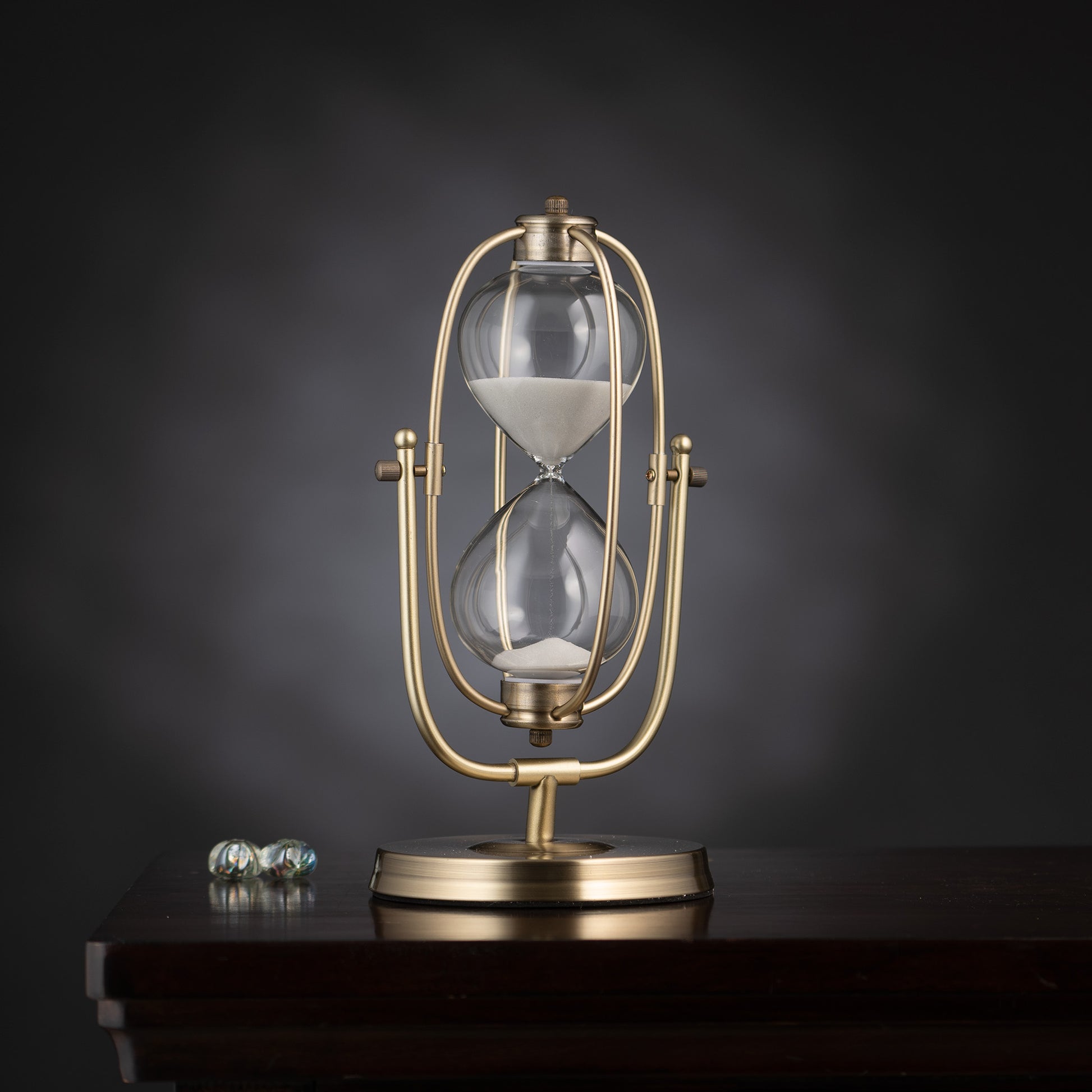 Hourglass A Brief History of Time - Antique Hourglass Table Showpiece