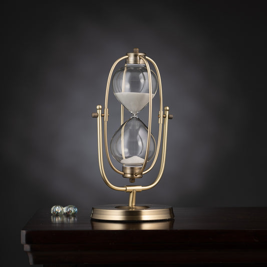 Hourglass A Brief History of Time - Antique Hourglass Table Showpiece