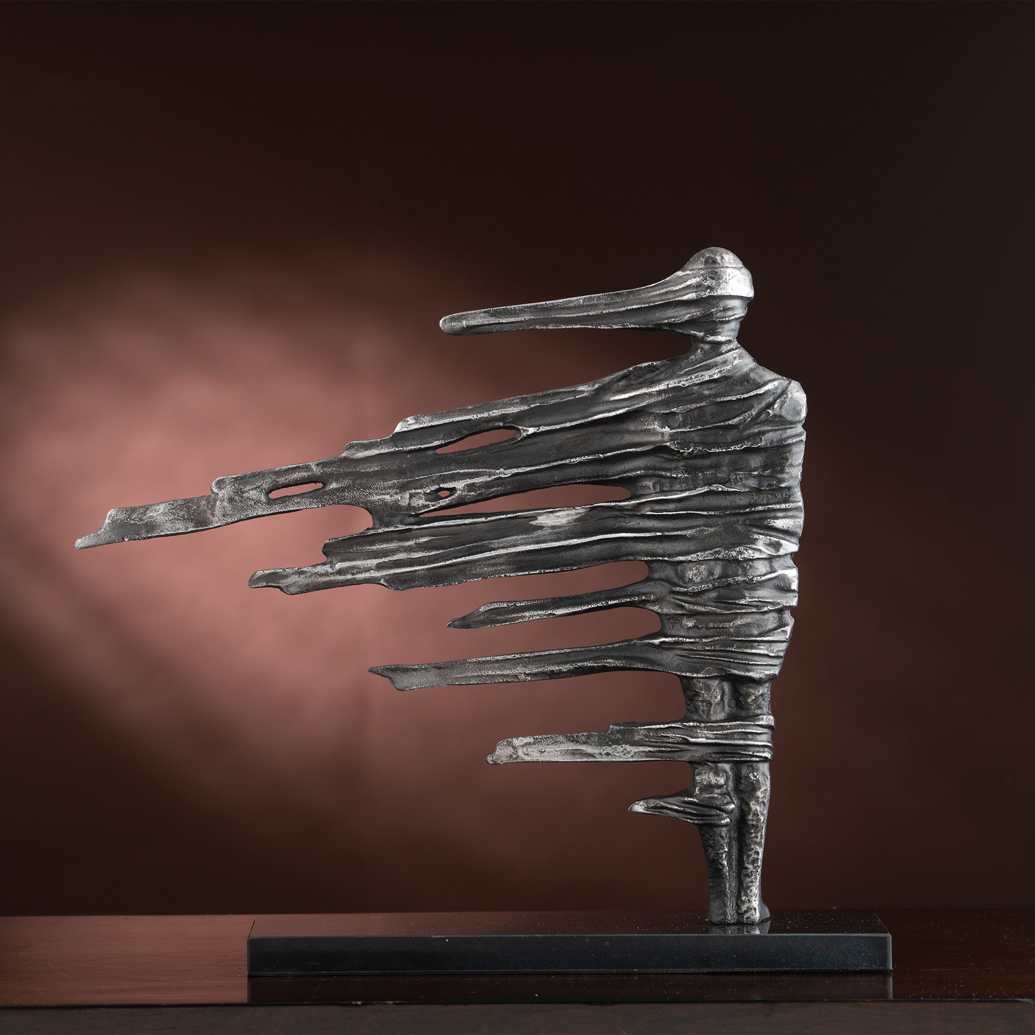 Enigma of Truth Figurine - Table Showpiece - Marble & Metal– La Muse