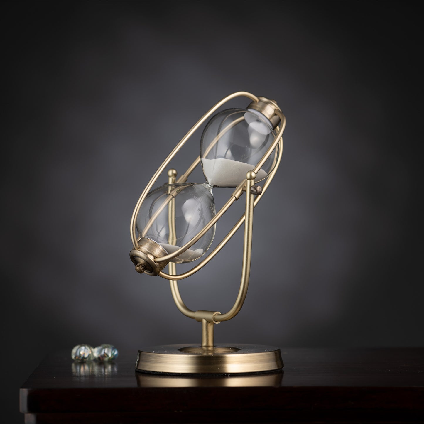 Hourglass A Brief History of Time - Antique Hourglass Table Showpiece