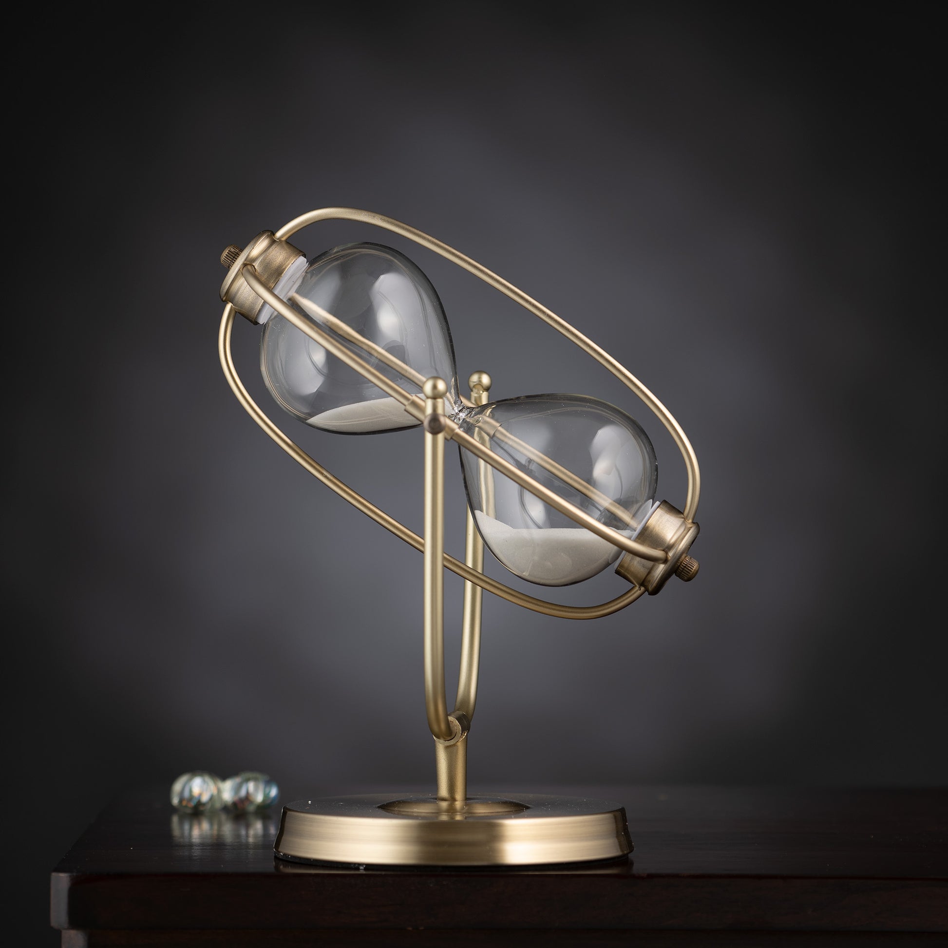 Hourglass A Brief History of Time - Antique Hourglass Table Showpiece