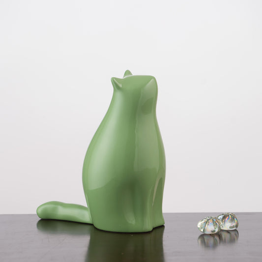 Showpiece The Boundless Curiosity - Ceramic Cat Table Showpiece
