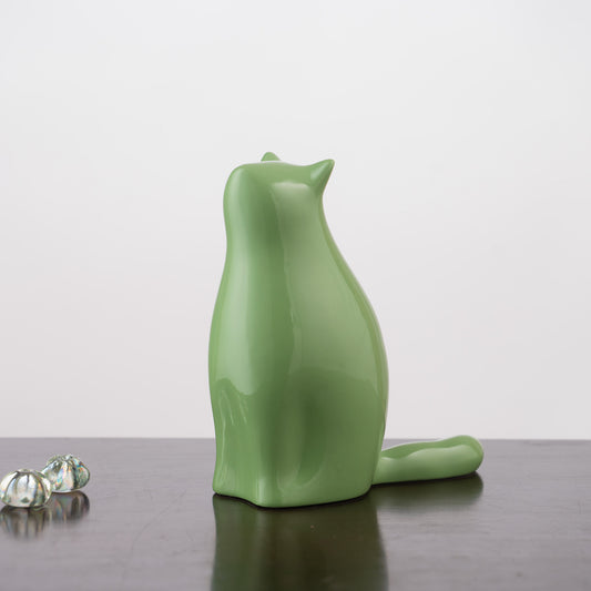 Showpiece The Boundless Curiosity - Ceramic Cat Table Showpiece