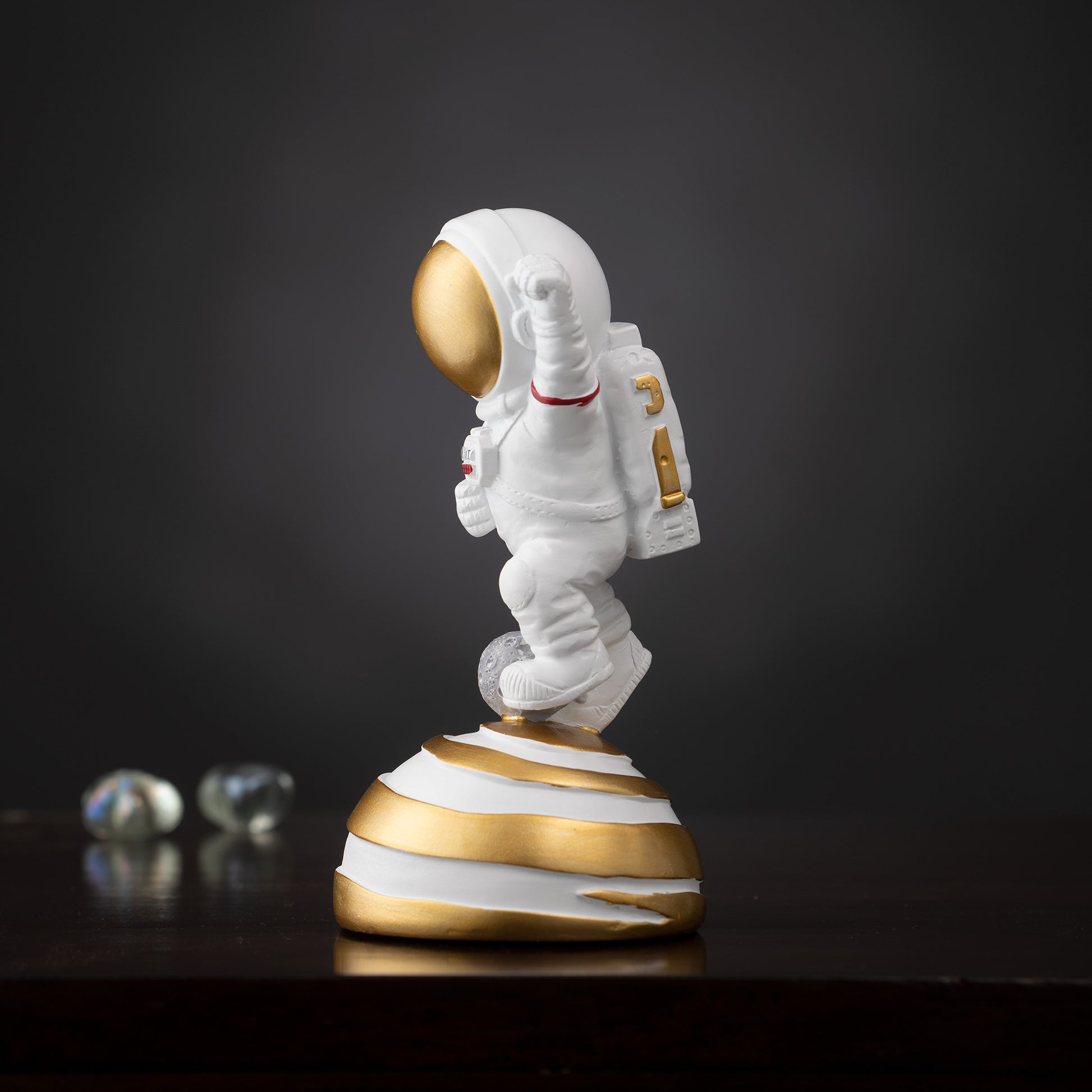 Showpiece The Benevolent Rider of The Space - Astronaut Table Showpiece - Jumping