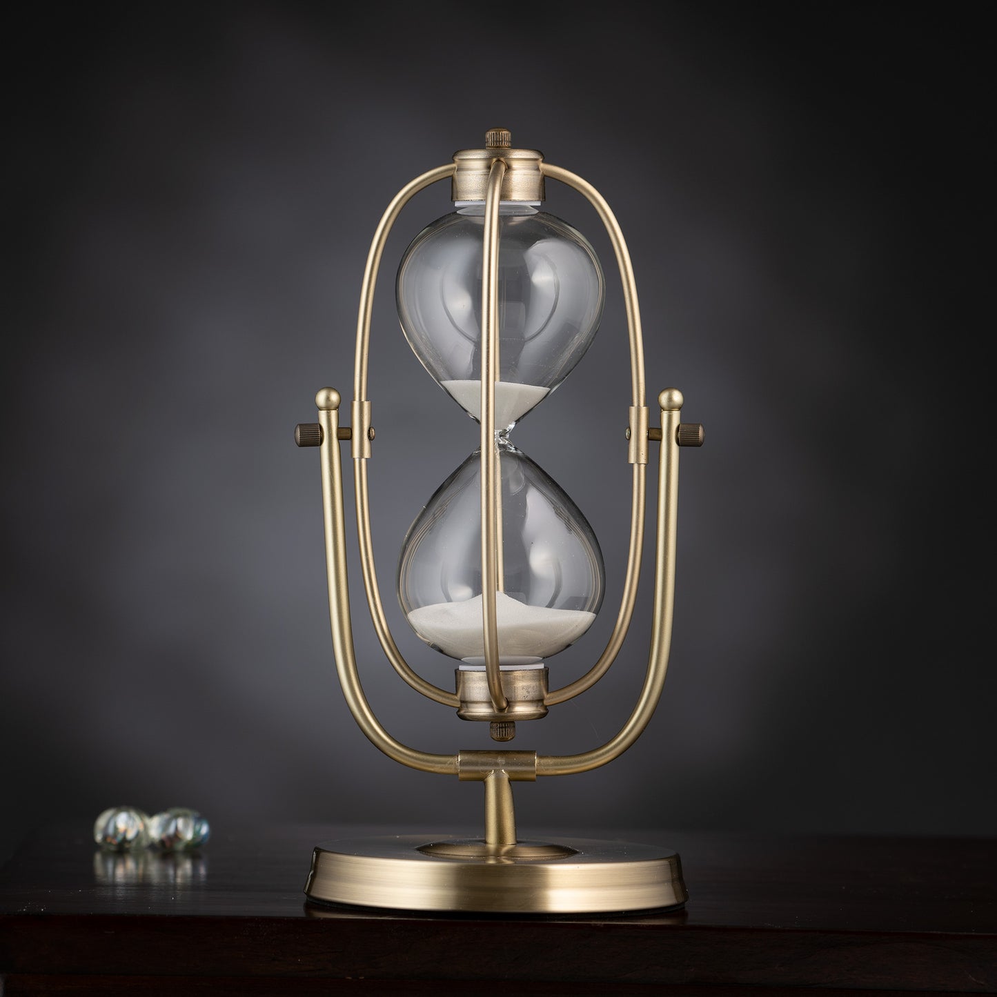 Hourglass A Brief History of Time - Antique Hourglass Table Showpiece