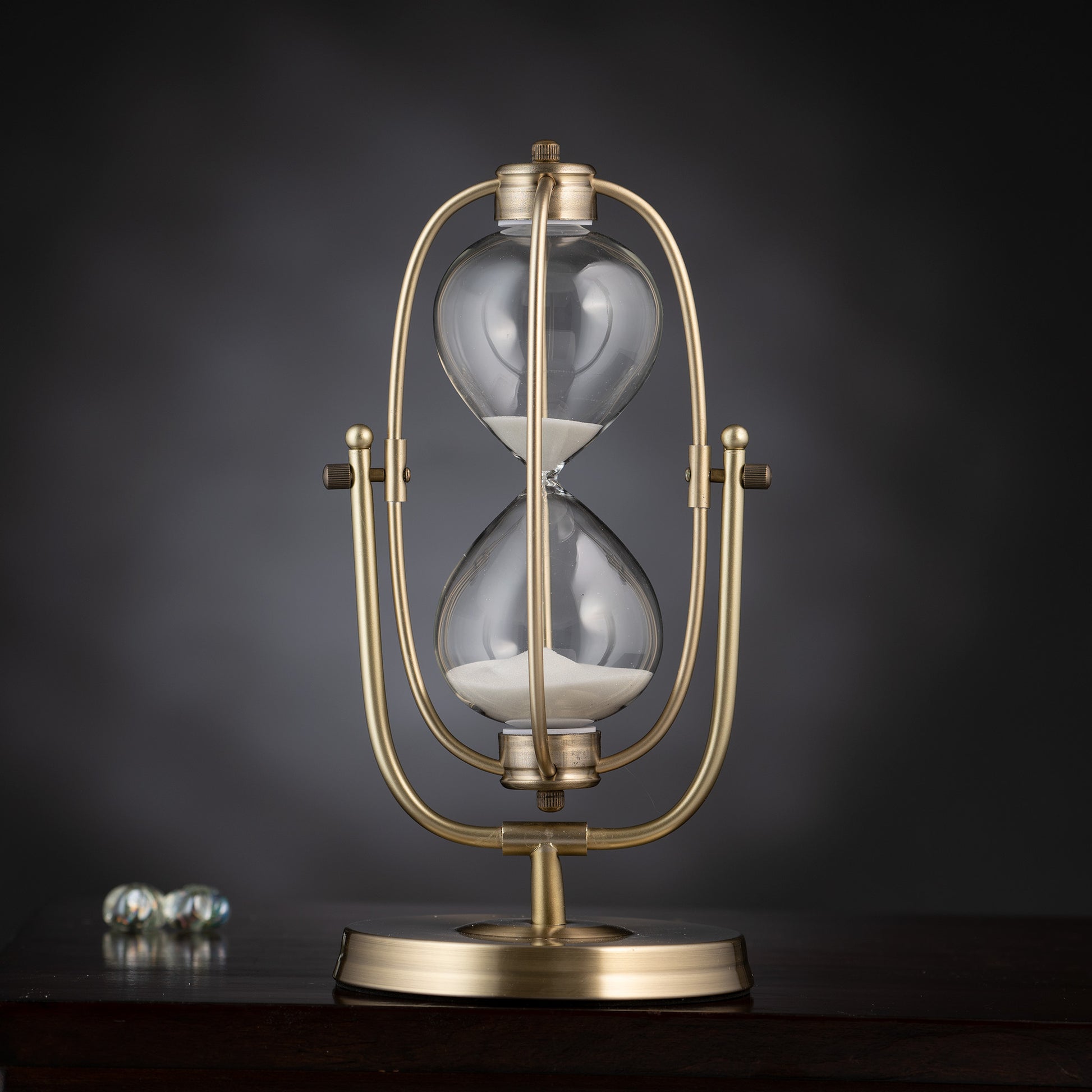 Hourglass A Brief History of Time - Antique Hourglass Table Showpiece