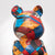 Showpiece The Quirky Artist - Bear Table Showpiece - Colourful