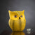 Showpiece An Illuminated Awakening - Owl Table Showpiece - Yellow