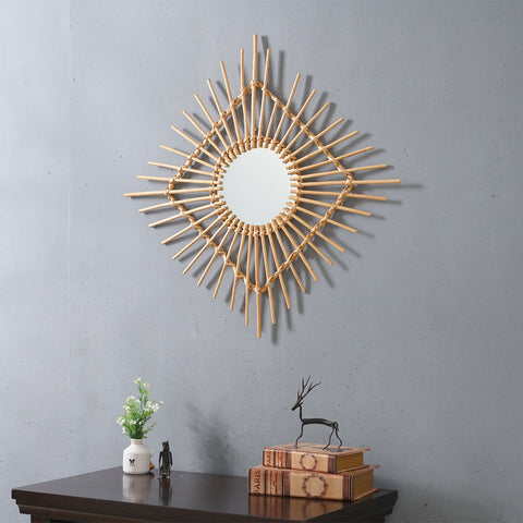 Wall Mirror The Beautiful Forevers Canewood Wall Mirror