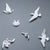 Wall Mounts & Accents Angel of Prosperity - Birds Wall Mount Decor - White (Set of 10)