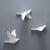 Wall Mounts & Accents The Soaring Soul - Birds Wall Mount Decor (Set of 5) - White