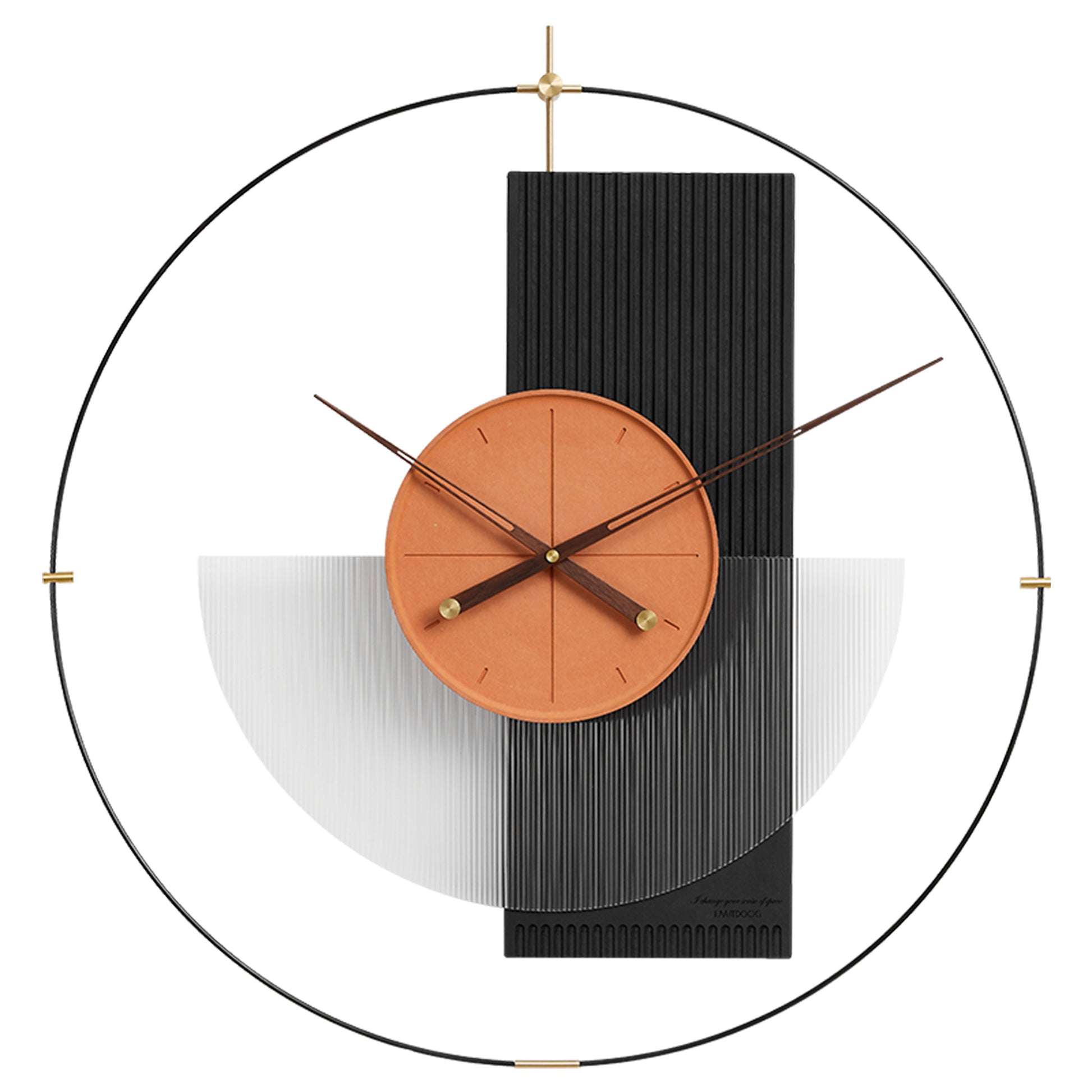 Wall Clocks Dream in Abstract - Designer Wall Clock ~ 3 ft Dia