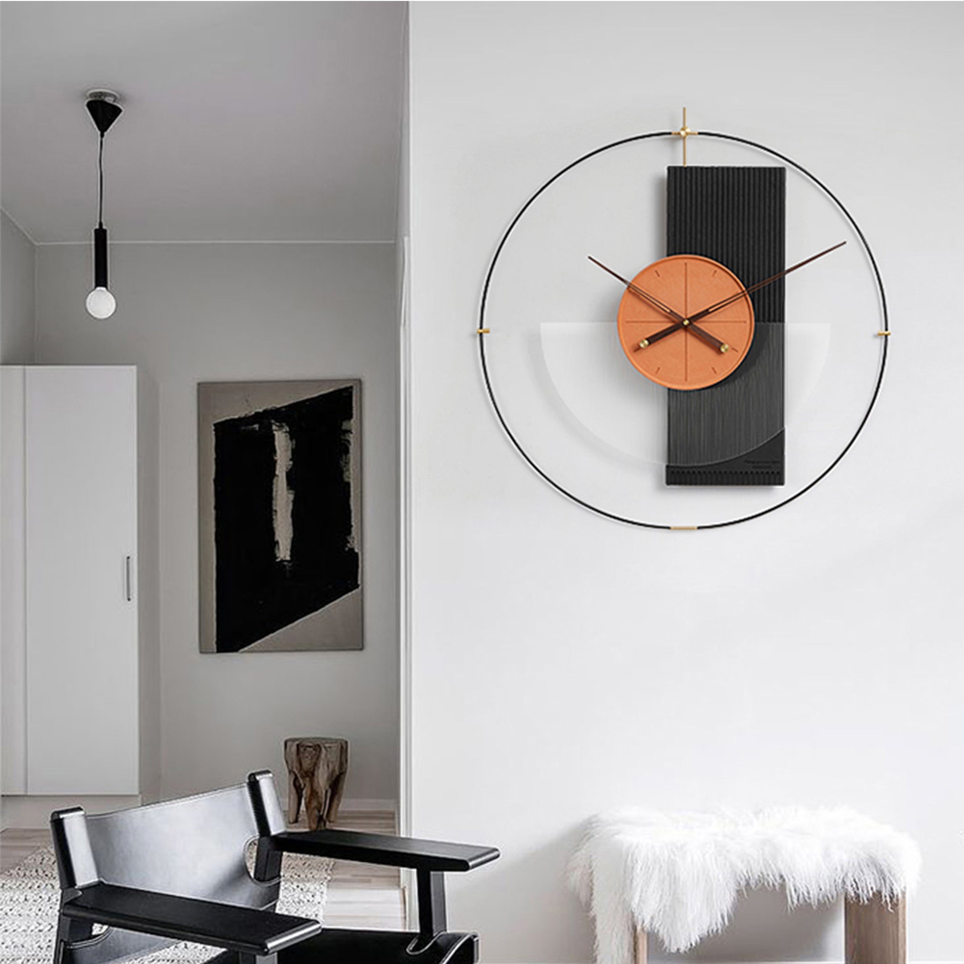 Wall Clocks Dream in Abstract - Designer Wall Clock ~ 3 ft Dia