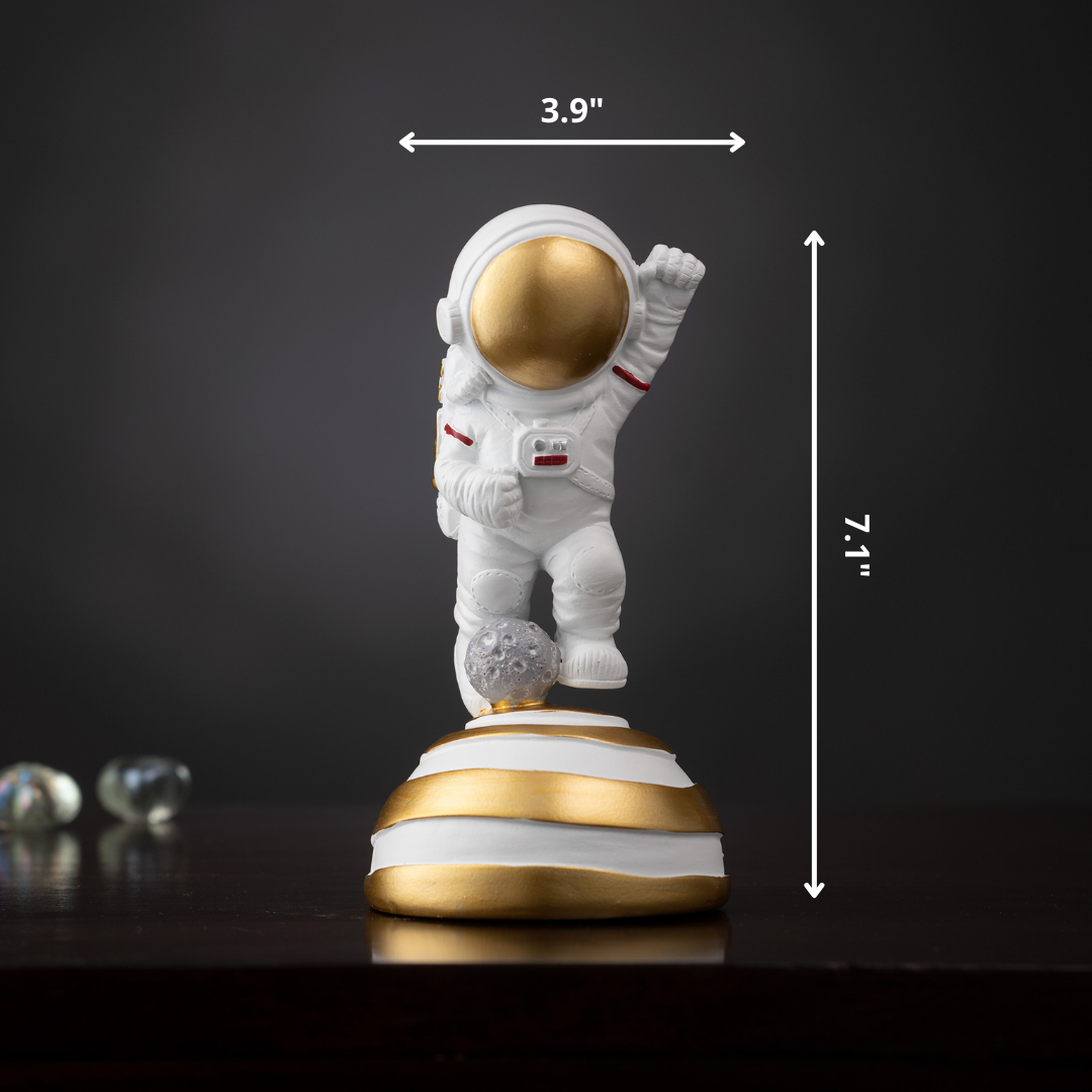 Showpiece The Benevolent Rider of The Space - Astronaut Table Showpiece - Jumping