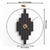 Wall Clocks The Mosaic of Happiness - Luxe Wall Clock