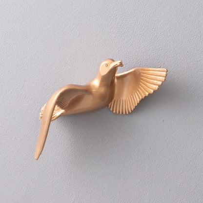 Wall Mounts & Accents Angel of Prosperity Birds Wall Decor (Set of 6) - Gold