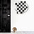 Wall Clocks Checkmate! The Game of Time - Luxe Wall Clock - Black & White