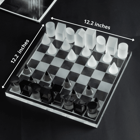 Showpiece The Game of Life - Chess Board & Table Showpiece - Crystal - Style 1